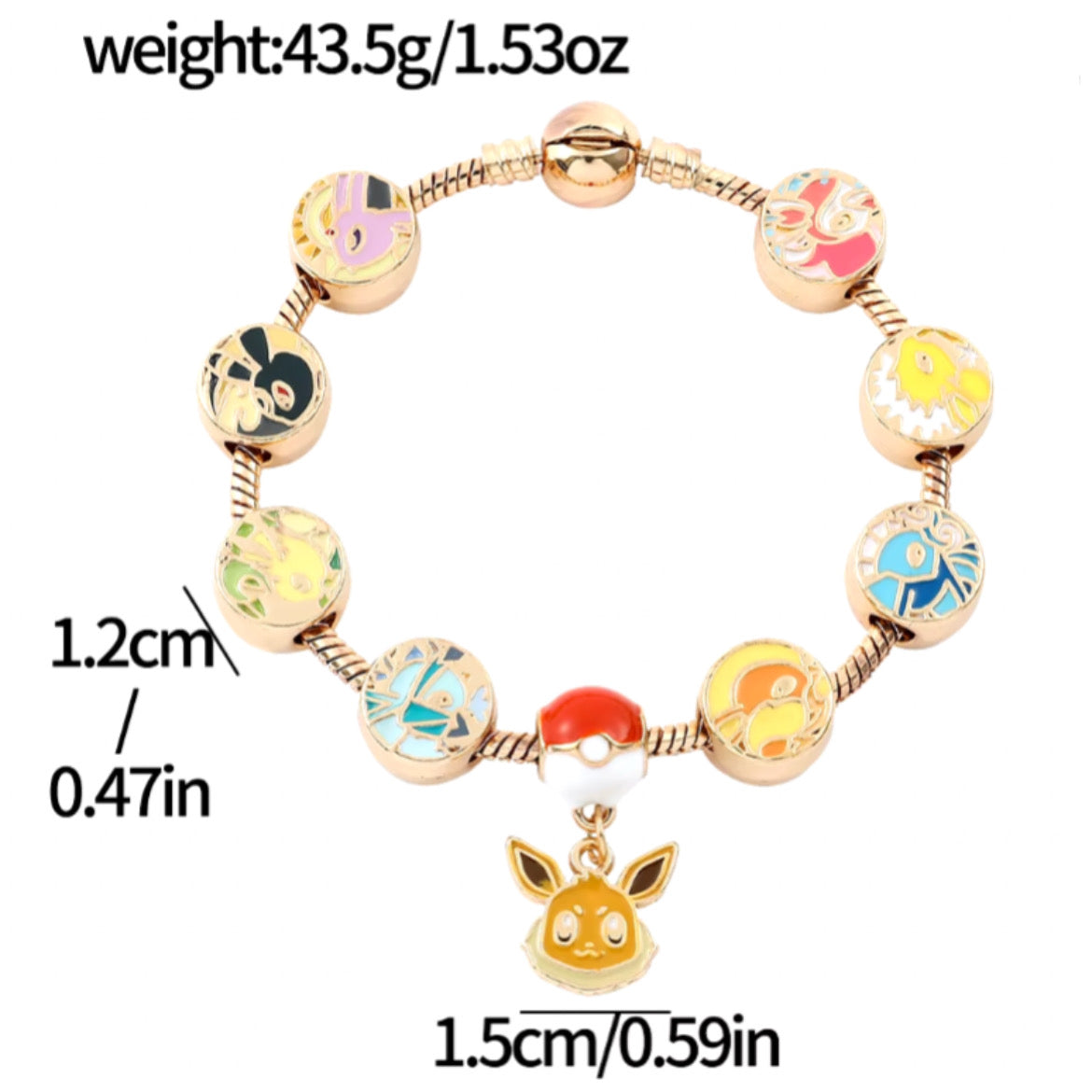 Pokemon Charm Bracelet